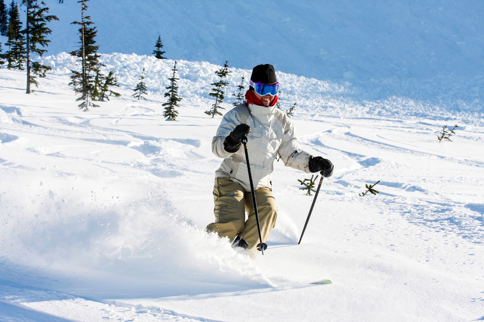 skier on mountain