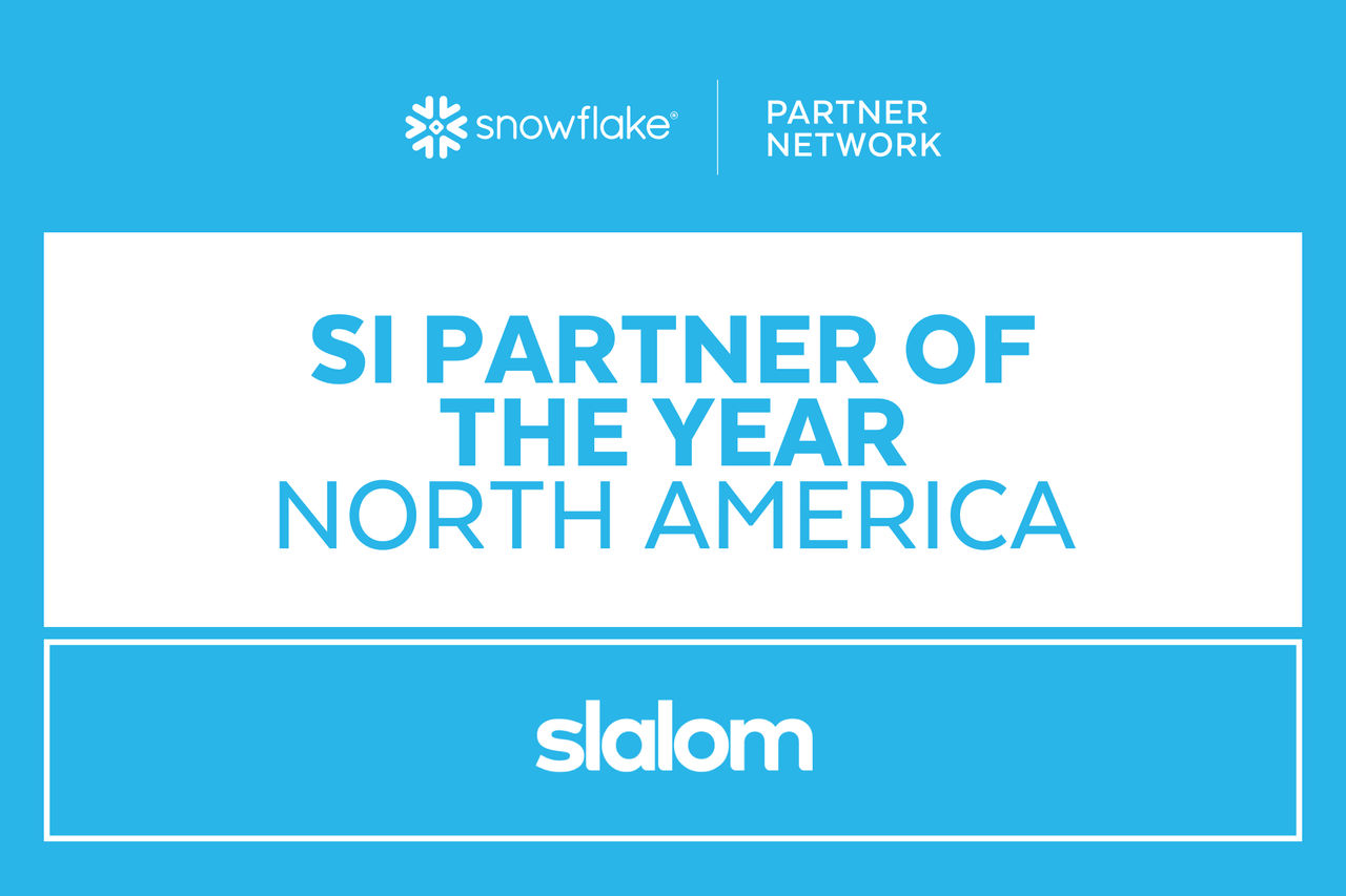 Snowflake Partner Network SI Partner of the Year North America art.
